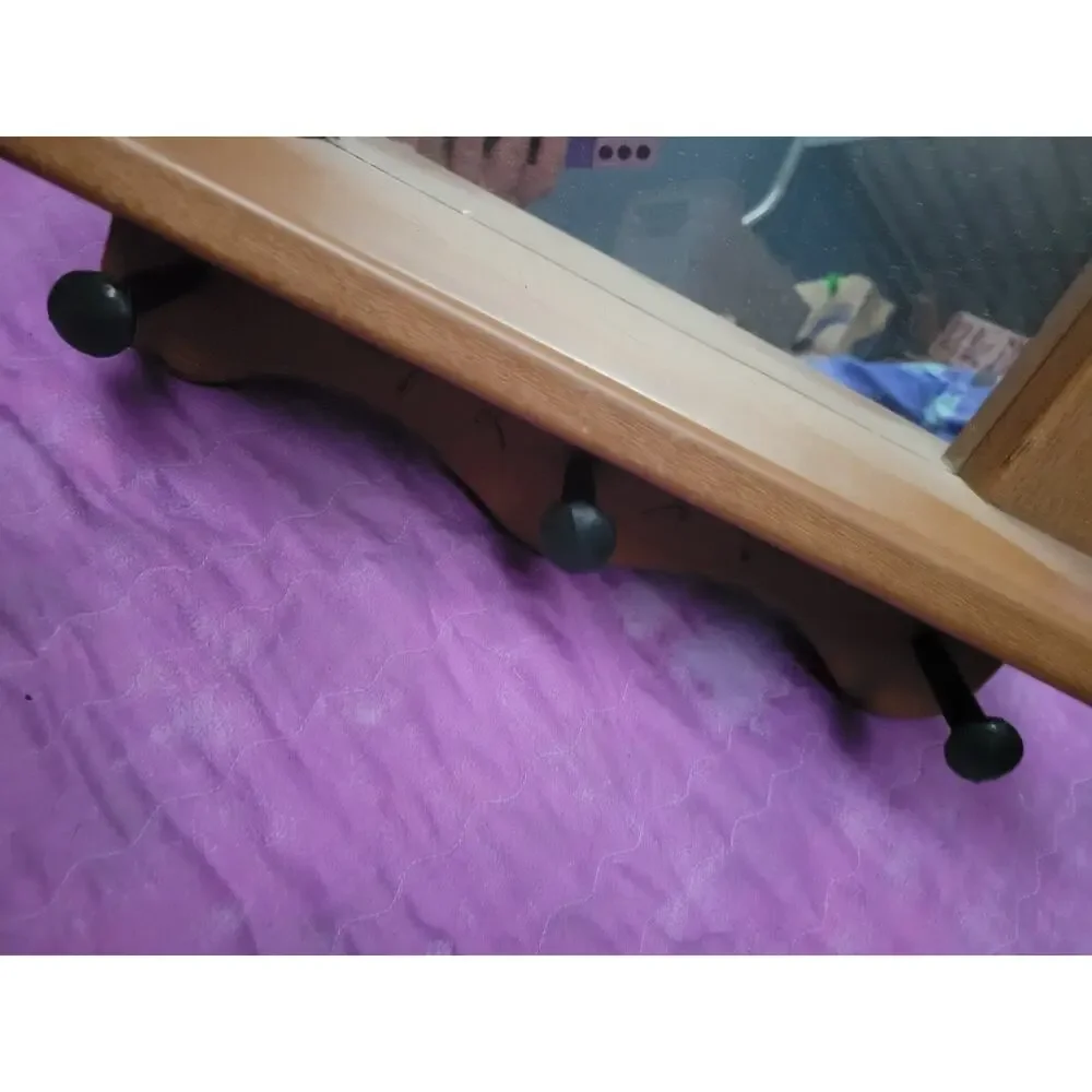 Vintage Cottage Core Country Apple Mirror Shelf Apple Motif USA 70s 80s